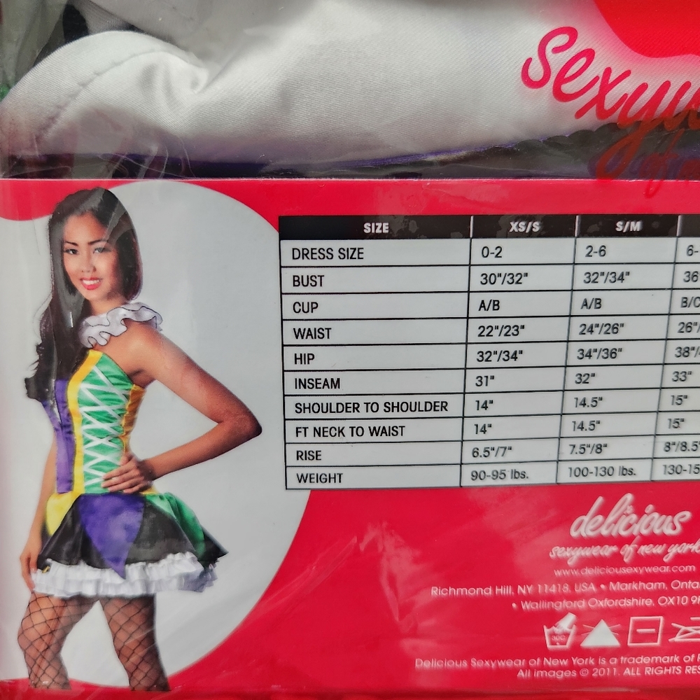 Mardi Gras "Bourbon Street Babe" Costume - Picture 4 of 6